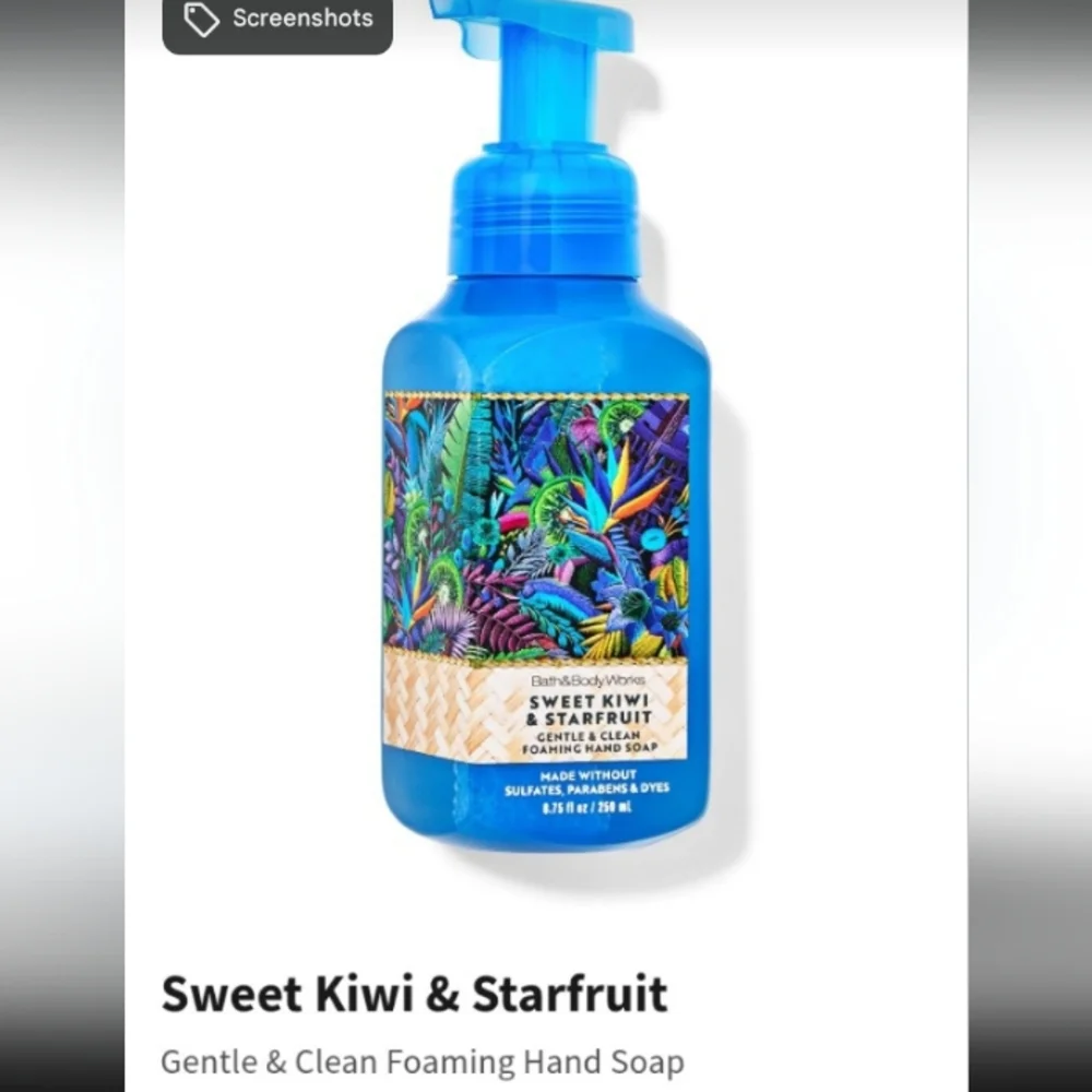 Bath & Body Works Blue Foaming Hand Soap